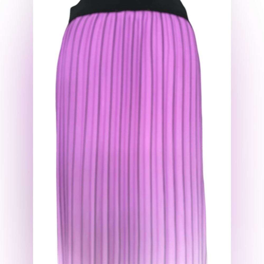 Maje Jonael Ombré Pleated Skirt. Size: 3 - Picture 4 of 10